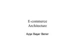 E-commerce Architecture - Department of Computer Engineering