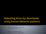 Detecting drive-by-downloads using human