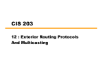 12-Exterior Routing Protocol