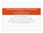 Somatic Mutations in HLA Genes - ASHI-U