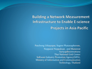 Building a Network Measurement Infrastructure to Enable e