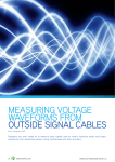 measuring voltage waveforms from outside signal cables