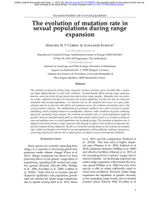 The evolution of mutation rate in sexual populations during