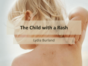 The Child with a Rash