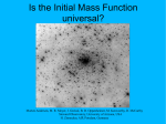Is the initial mass function universal?