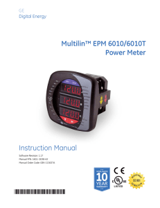 EPM 6010 Power Metering System