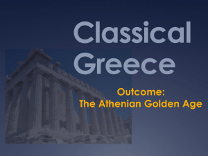 The Athenian Golden Age PowerPoint