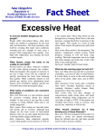 Excessive Heat Fact Sheet