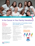 Is the Cancer in Your Family Hereditary?