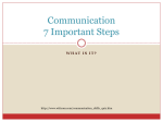 7 Steps of Communication