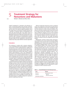 Treatment Strategy for Nonunions and Malunions