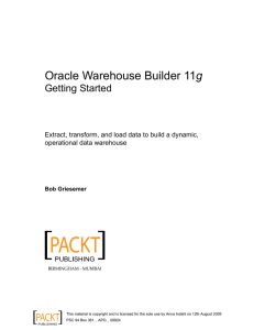 Oracle Warehouse Builder 11g