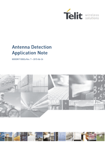 Antenna Detection Application Note