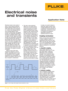 Electrical noise and transients
