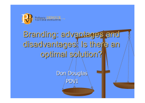 Branding: advantages and disadvantages