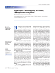 Hypertrophic Cardiomyopathy in Children, Teenagers and Young