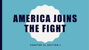 America joins the fight