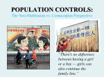 population controls - AP HUMAN GEOGRAPHY