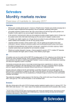 Monthly markets review