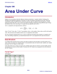 Area Under Curve