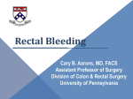Rectal Bleeding - University of Pennsylvania