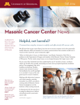 Masonic Cancer CenterNews - University of Minnesota Foundation