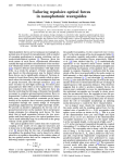 Tailoring repulsive optical forces in nanophotonic waveguides