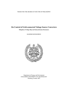 On Control of Grid-connected Voltage Source Converters