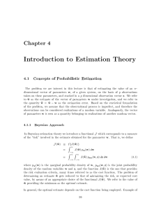 Introduction to Estimation Theory