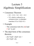 Chapter 4 Algebraic Simplification