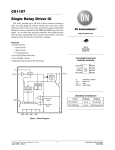 CS1107 Single Relay Driver IC