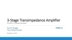 3-Stage Transimpedance Amplifier