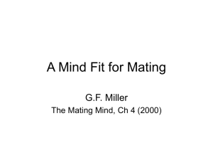 A Mind Fit for Mating