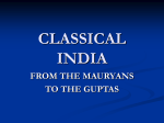classical india - Ms. Flores AP World History