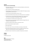 Unit VII Objectives Biotechnology