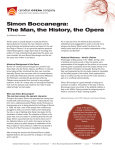 Simon Boccanegra: The Man, the History, the Opera
