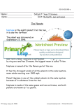 The planets - Neptune - Primary Leap Worksheets.