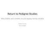Slides Return to Pedigree Studies Dalton Conley MIP