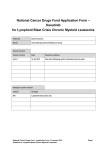 Dasatinib for Lymphoid Blast Crisis Chronic Myeloid Leukaemia