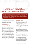 4. Secondary prevention of acute rheumatic fever