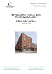 HSE National Drug Treatment Centre Drug Analysis Laboratory A