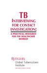 TB Interviewing for Contact Investigation