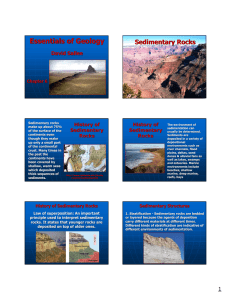 Essentials of Geology Sedimentary Rocks