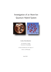 Investigation of an Atom-Ion Quantum Hybrid System