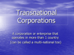 Transnational Corporation