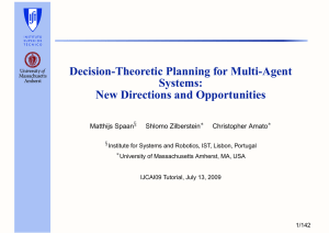 Decision-Theoretic Planning for Multi