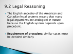 9.2 Legal Reasoning