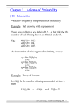 Chapter 1 Axioms of Probability