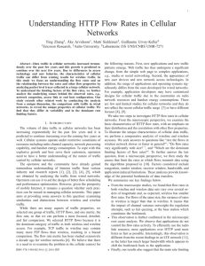 Understanding HTTP Flow Rates in Cellular Networks