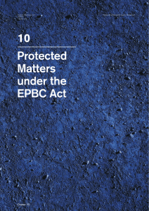 Chapter 10: Protected Matters under the EPBC Act